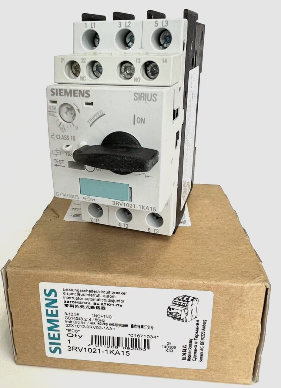 Siemens SIRIUS 3RV1021-1KA15 Leistungsschalter