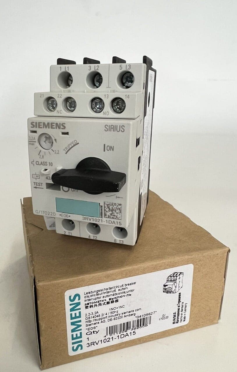 Siemens Sirius Schütz 3RV1021-1DA15 Leistungsschalter