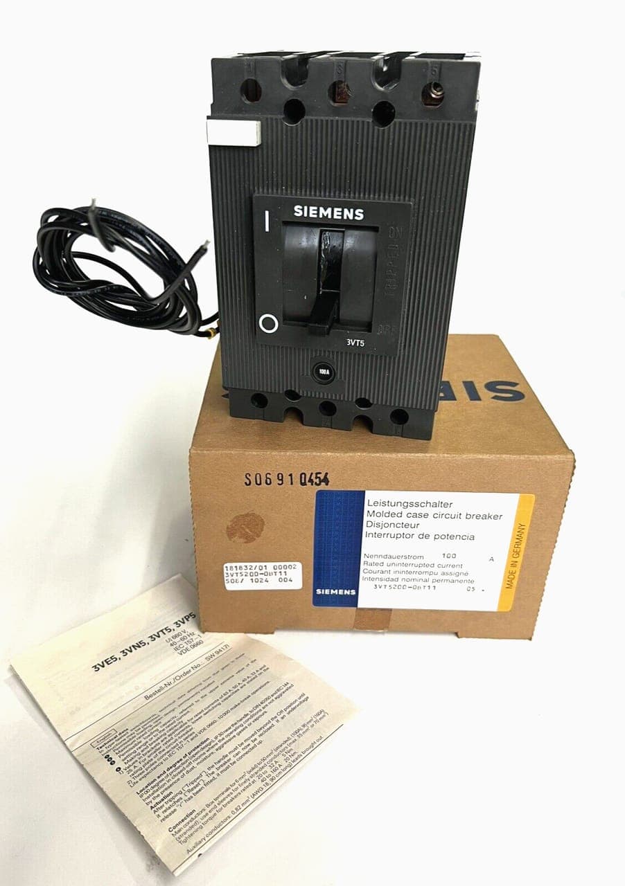 Siemens 3VT5 200-0BT11 Leistungsschalter OVP
