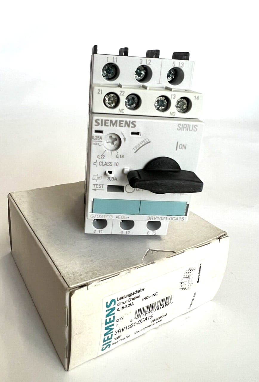 Siemens Leistungsschalter 3RV1021-0CA15 E06