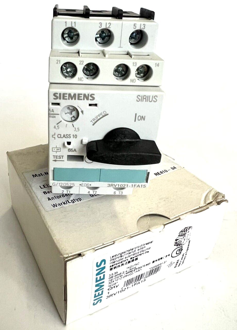 Siemens Leistungsschalter 3RV1021-1FA15 E:06 Neu / OVP
