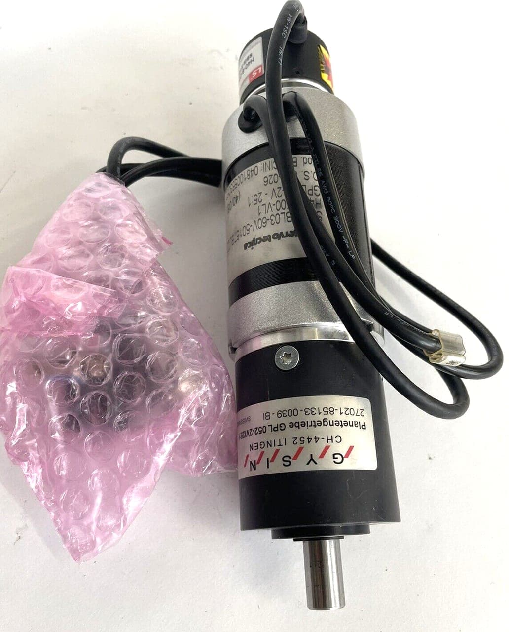 Servo Tecnica SVT57BL03-60V-50617BL02 Servo Motor Gysin GPL052-2V/25:1 + Encoder