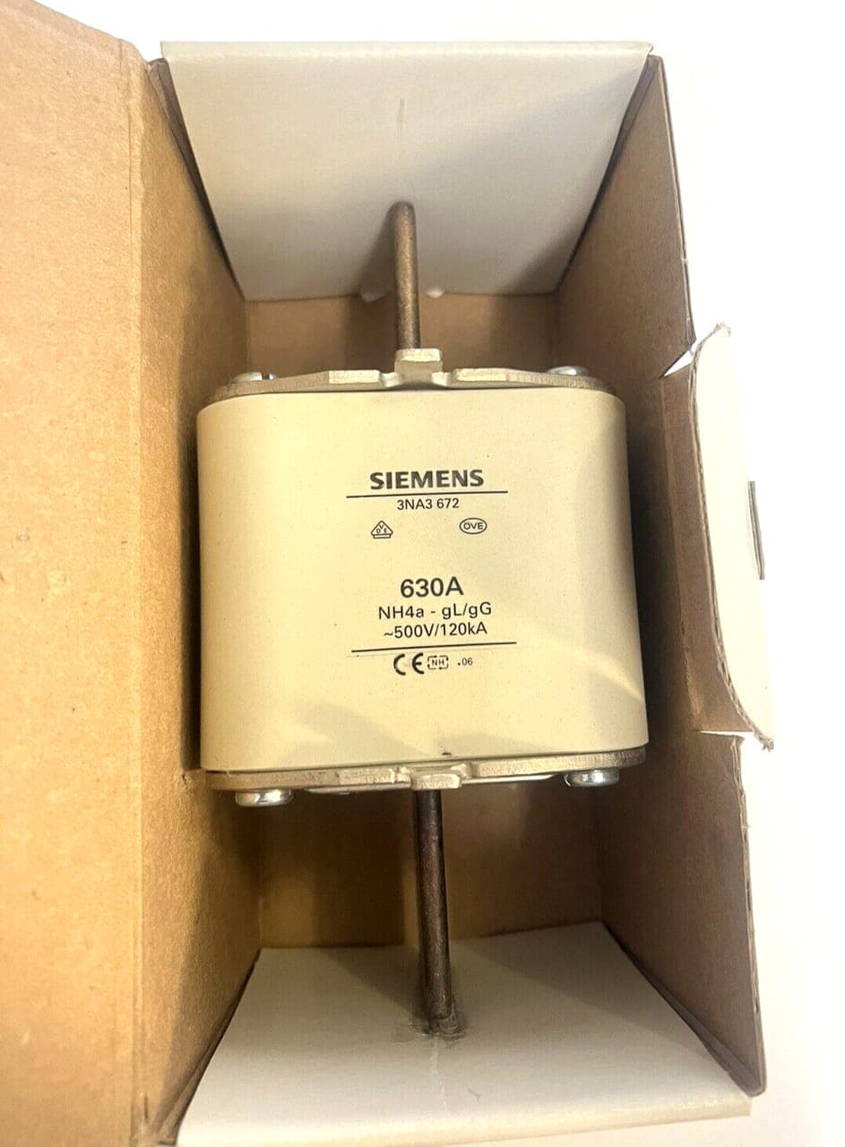 SIEMENS 3NA3 672 630A 500V NH4a NH Sicherungseinsatz 3NA3672 Neu /OVP