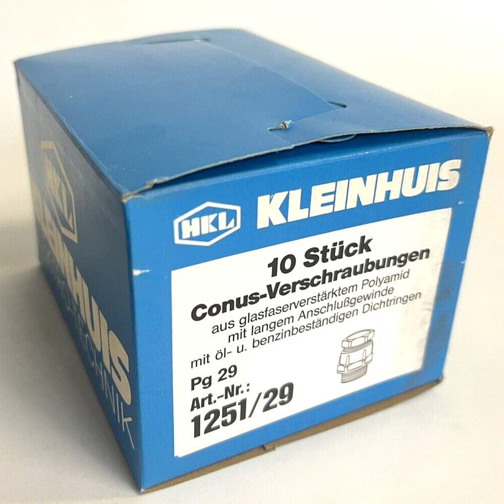 10x Kleinhuis Pg 29 l Art.-Nr: 1251/29 CONUS-Verschraubungen