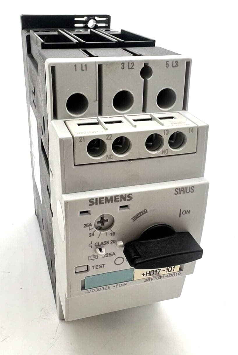 Siemens 3RV1031-4DB10 Leistungsschalter Motorschutz E04 Gebraucht