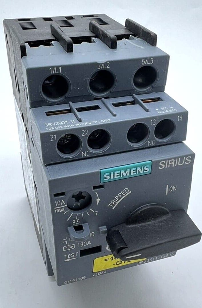 Siemens SIRIUS Leistungsschalter 3RV2011-1JA15 | 3RV2 011-1JA15 | E:02