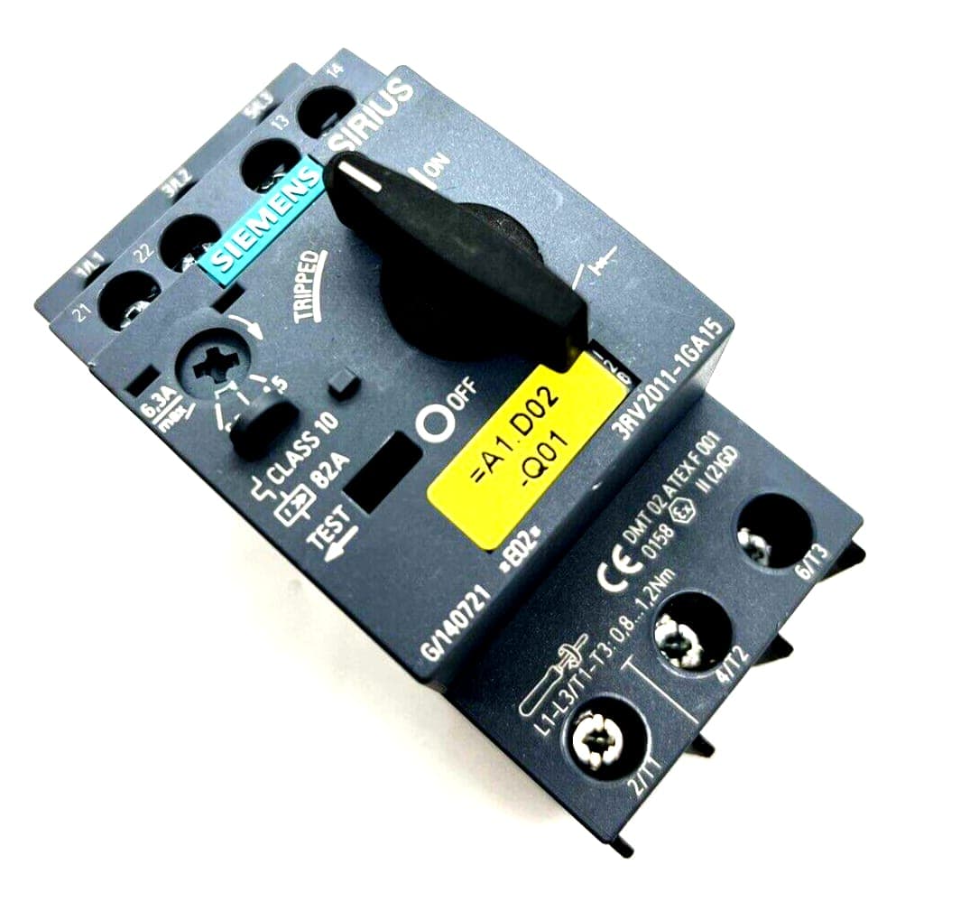 Siemens Sirius 3RV2011-1GA15 / 3RV 2011-1GA15 Leistungsschalter *E02*