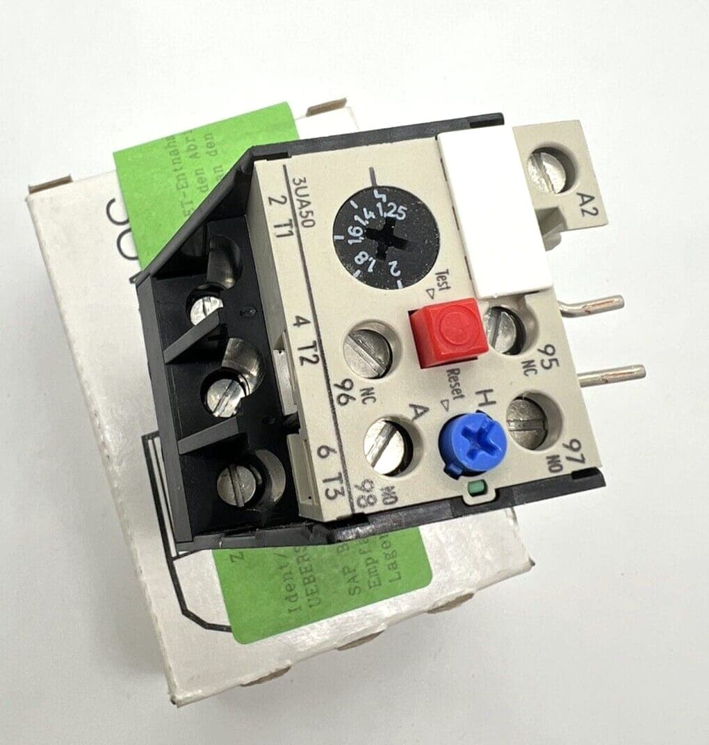 Siemens 3UA5 3UW1 Überlastrelais 3UA50 00-1B thermal 1,25-2A NEU / OVP