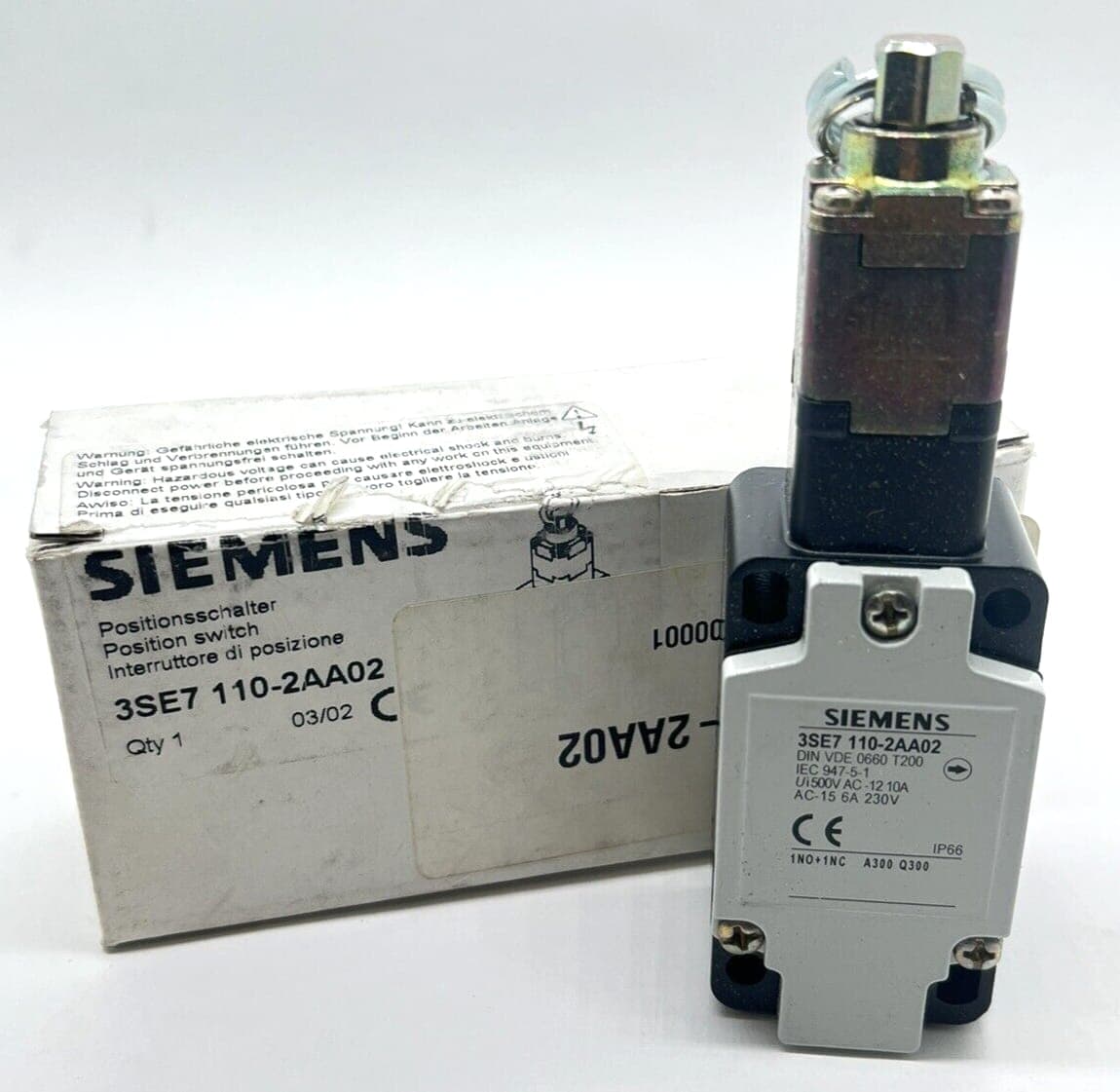 Siemens Positionsschalter 3SE7 110-2AA02 3SE7110-2AA02 Neu / OVP