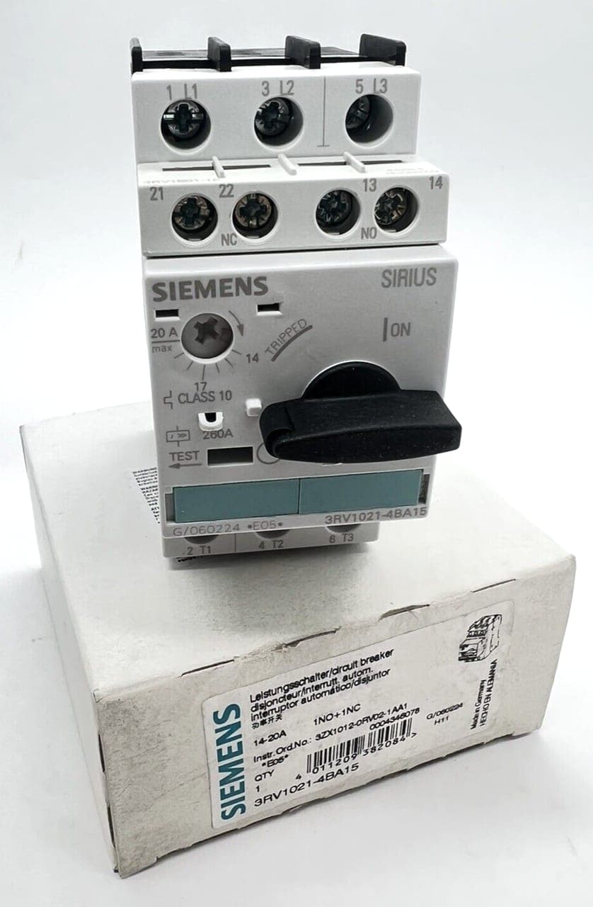 Siemens Leistungsschalter 3RV1021-4BA15 circuit breaker GEBRAUCHT *E05*