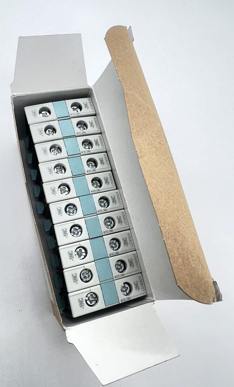 10X Siemens Hilfskontakt 3RH1921-1CA01 *E06* Neu / OVP