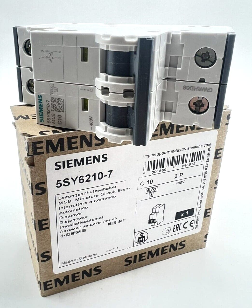 Siemens Leistungsschutzschalter 5SY6210-7 Neu / OVP