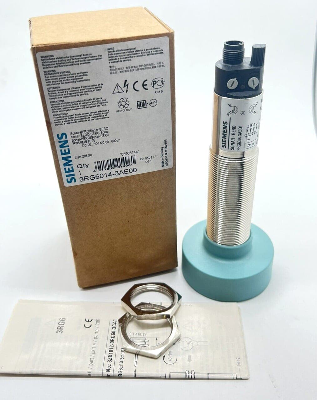Siemens 3RG6014-3AE00 Kompakt-Sonar-Bero 3RG60 14-3AE00 3RG6 014-3AE00