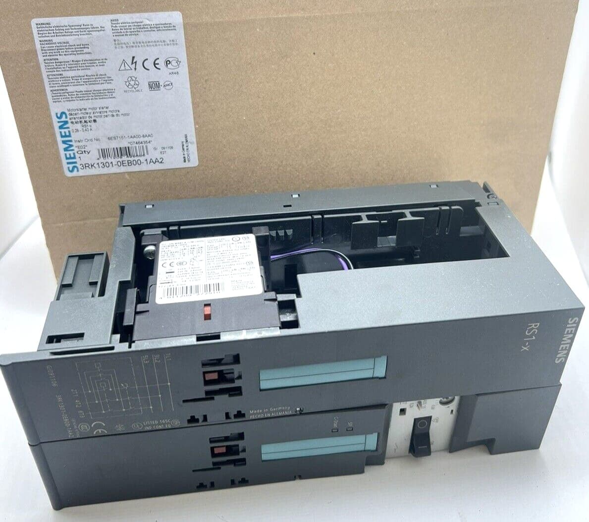 Siemens Simatic ET 200S Motorstarter RS1-x 0,28-0,4A ,3RK1301-0EB00-1AA2 Neu OVP