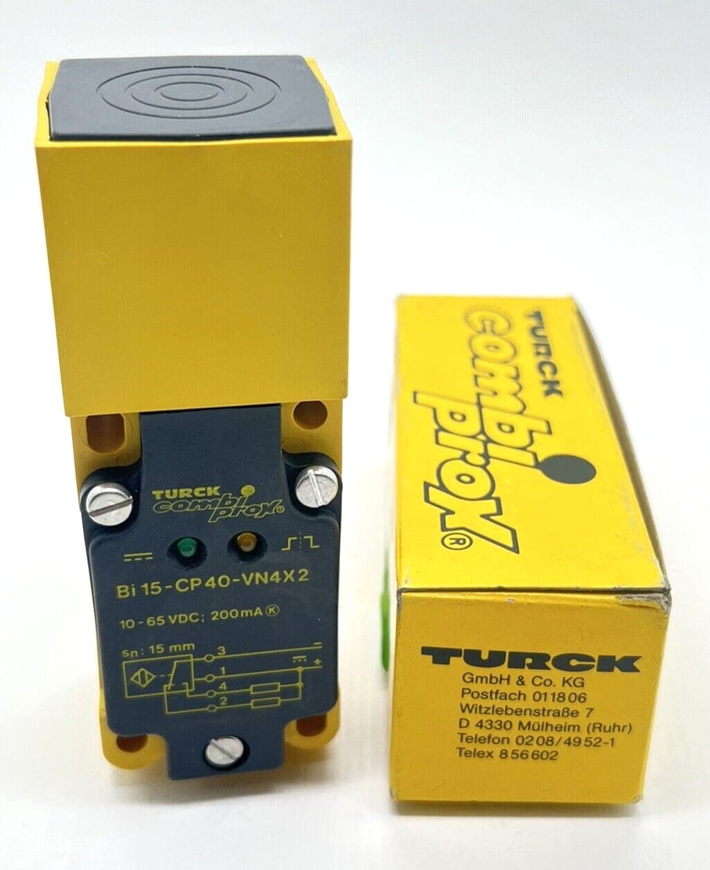 Turck Bi15-CP40-VN4X2 l 10-65 VDC, 200mA Sn:15 Neu / OVP