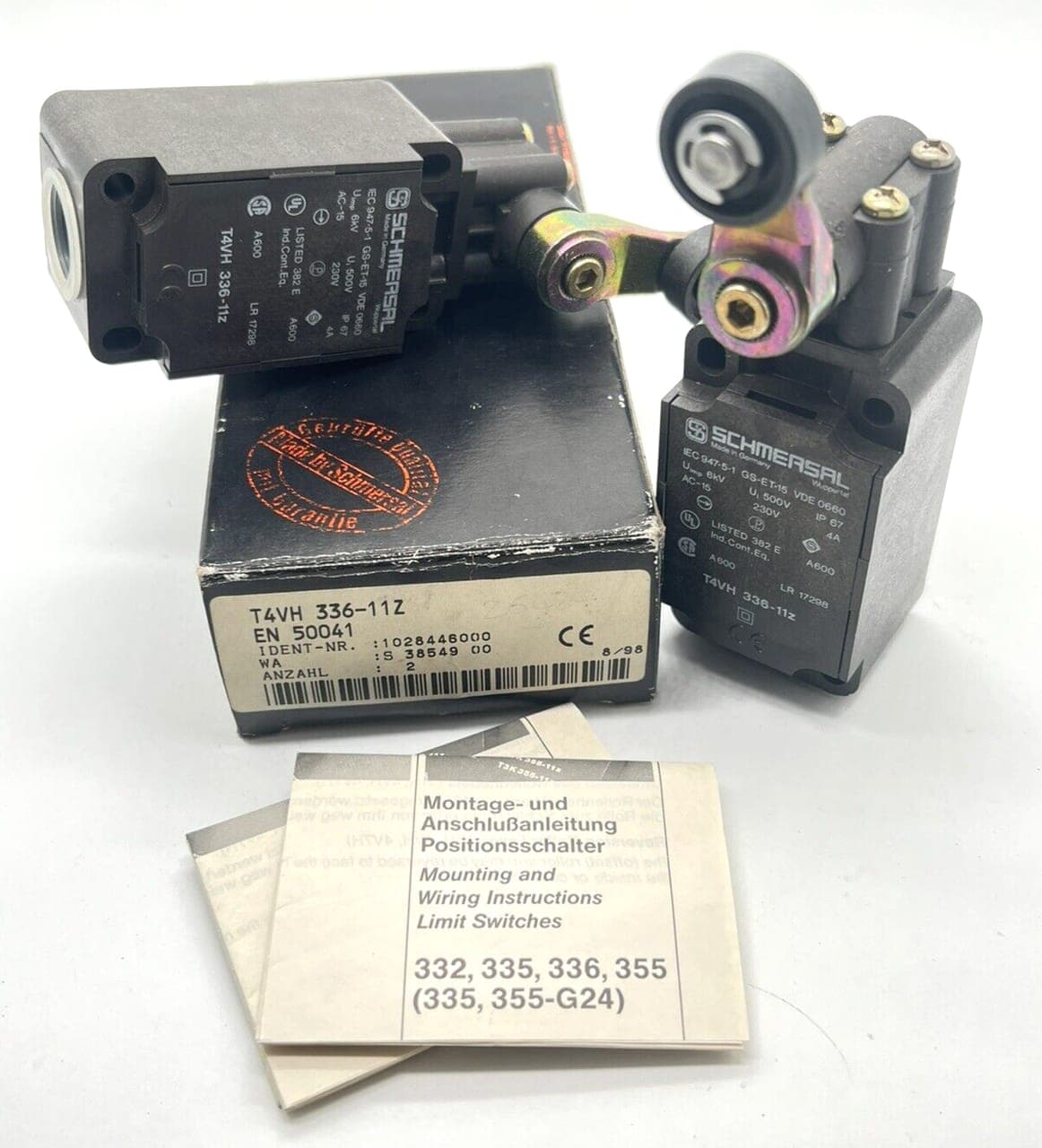 2xSchmersal T4VH 336-11Z ( 1028446000) NEU / OVP