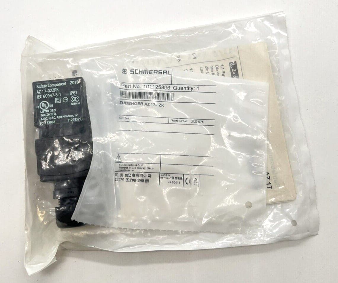Schmersal AZ 17-02zrk AZ17-02ZRK Sicherheitsschalter Schalter Neu / OVP