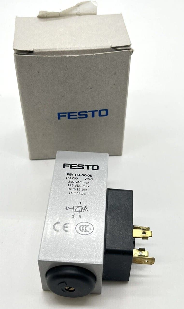 Festo PEV-1/4-SC-OD 161760 Druckschalter NEU / OVP