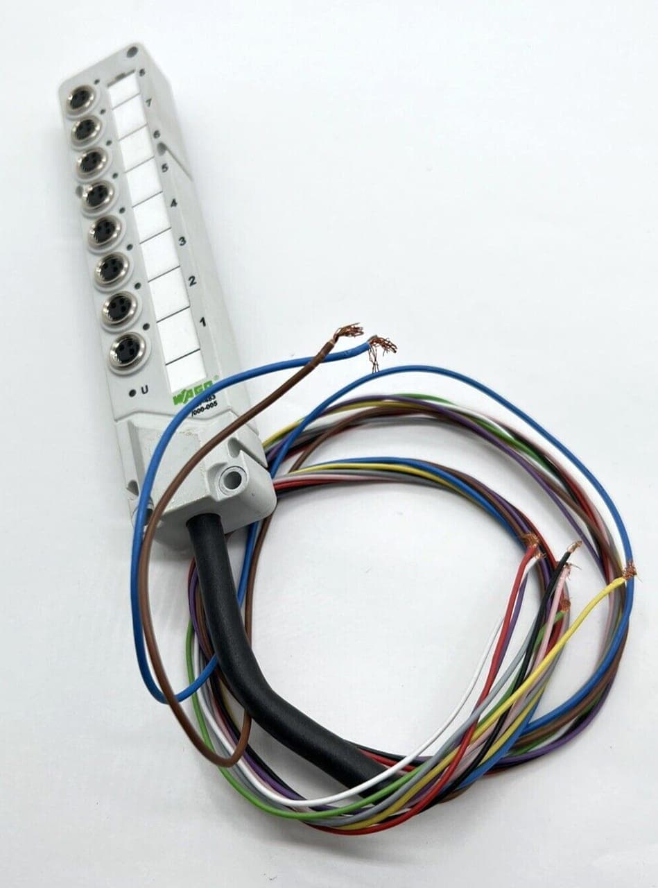 WAGO Kontakttechnik Sensor/Aktor Verteilerbox 757-483/000-005 8fach,3p,5m,M8