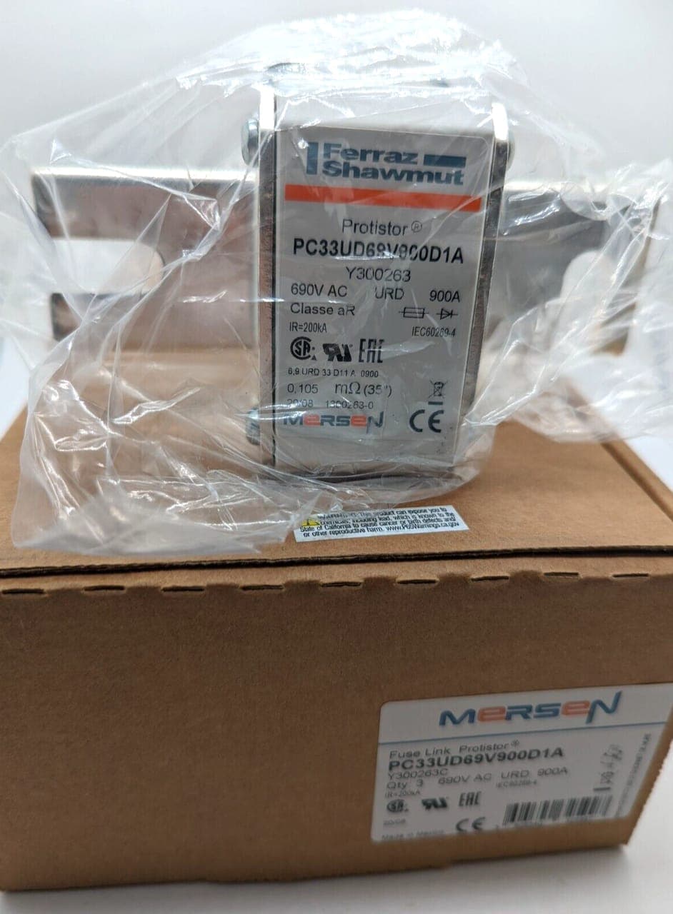 FERRAZ 3x NH-Sicherungseinsatz fuse-link PROTISTOR PC33UD69V900D1A X300263 -