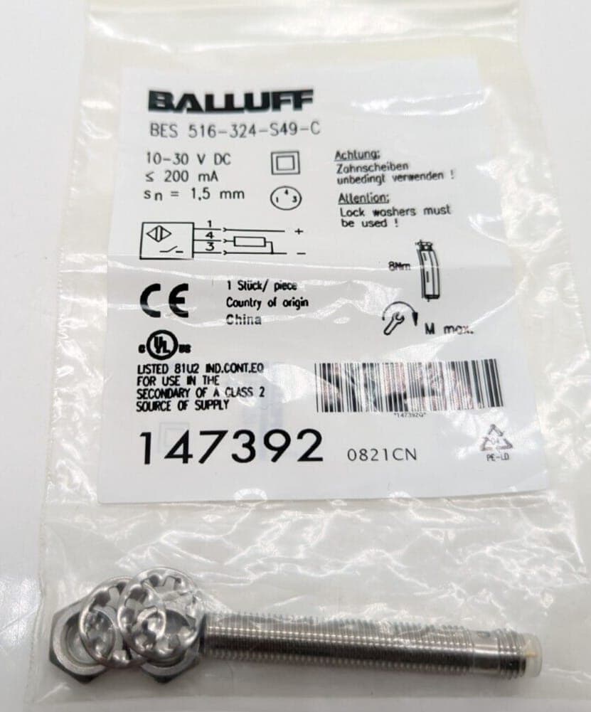 Balluff induktive Sensoren BES01AW - BES 516-324-S49-C 3x1 – Bild 1