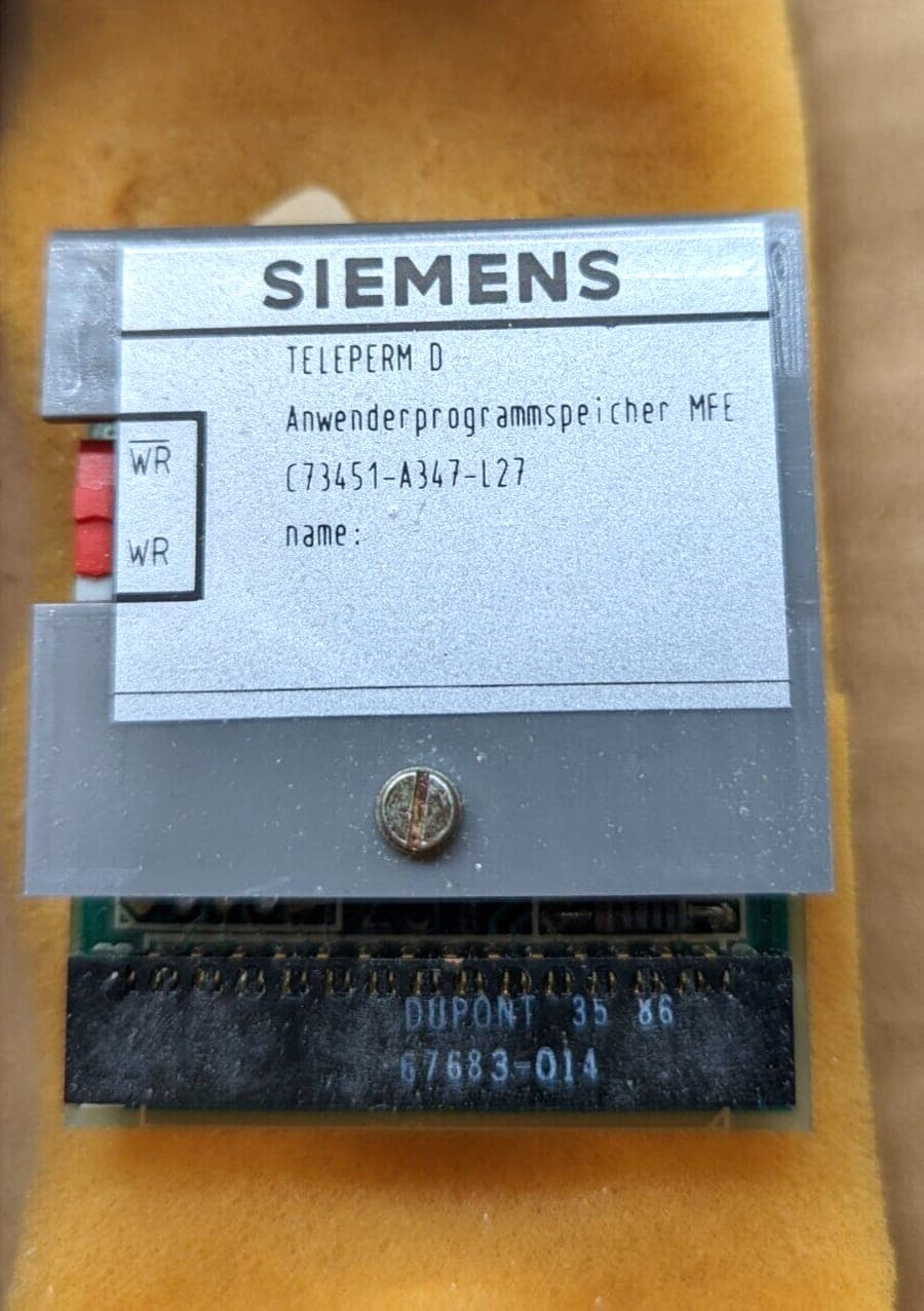 Siemens C73451-A347-L27 Anwenderprogrammspeicher MFE