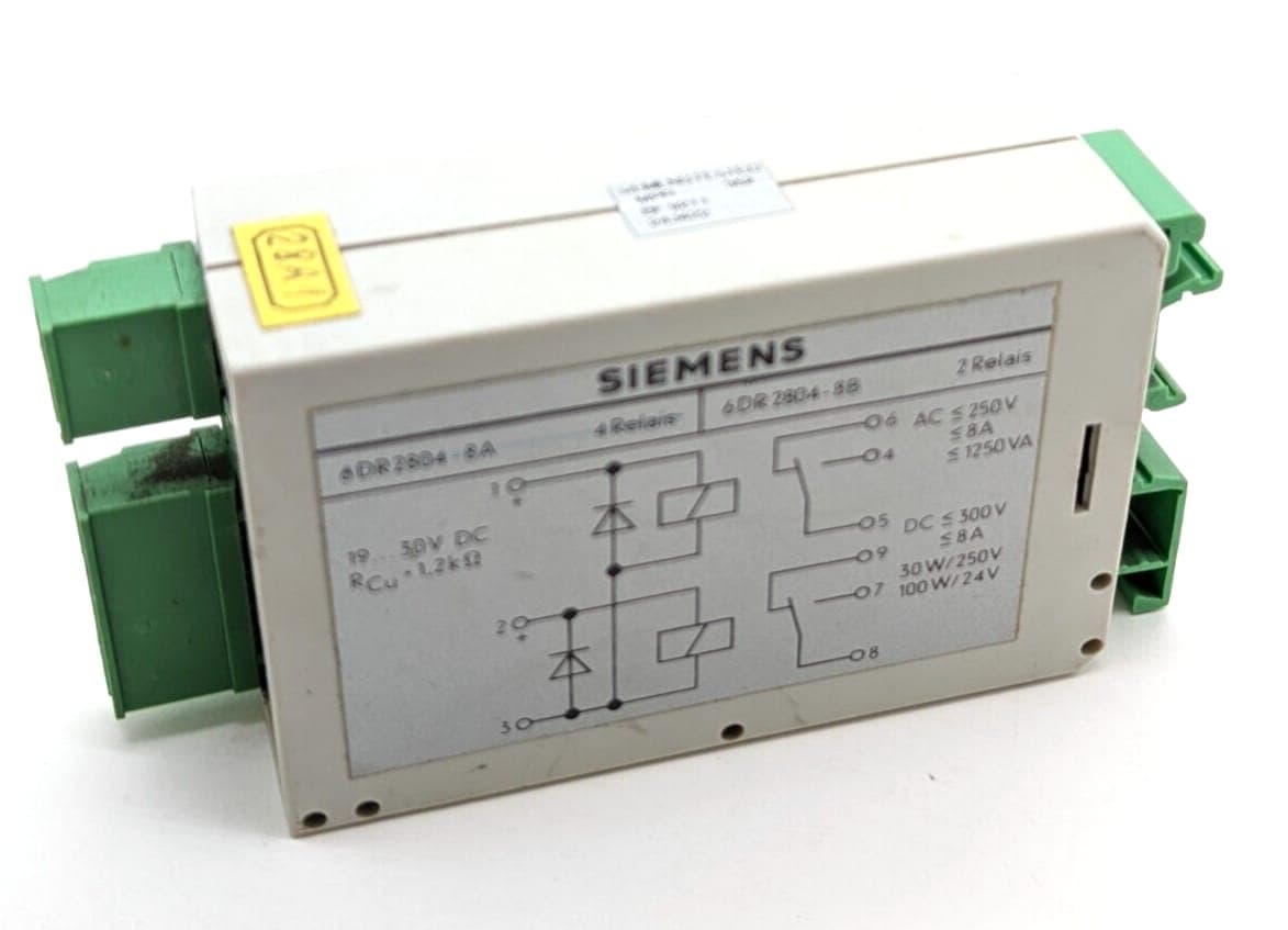 SIEMENS Modul 2-Relais SIPART 6DR2804-8B