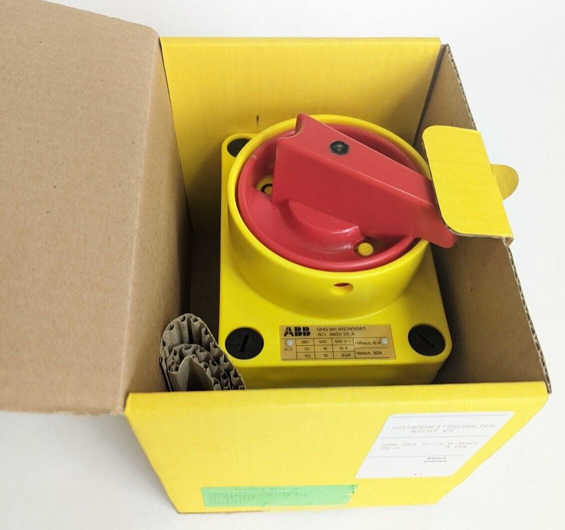Sicherheitsschalter ABB GHG 981 0123 V 5087 NEU / OVP