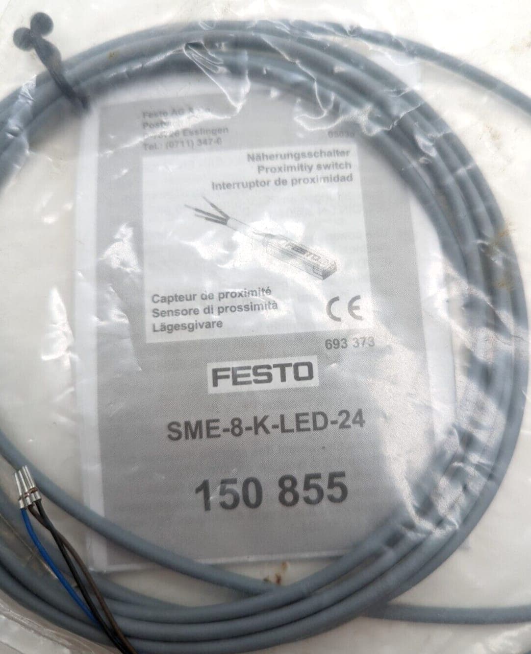 FESTO 150855 Näherungsschalter SME-8-K-LED-24 OVP