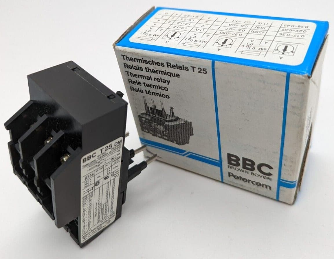 BBC Thermisches Überlastrelais T25 DM 0,25; 0,17 - 0,25A; GJZ2420201R0009