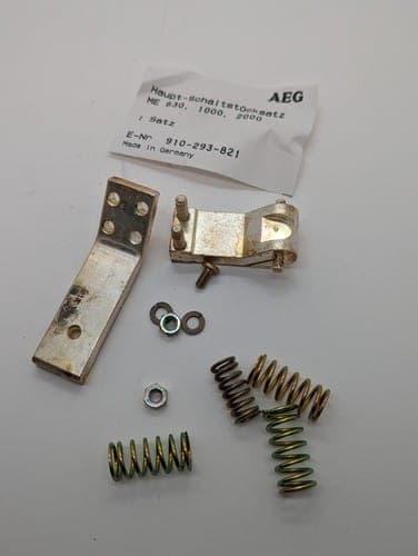 AEG Hauptschaltstücksatz ME 630. 1000. 2000 E-Nr 910-293-821 NEU