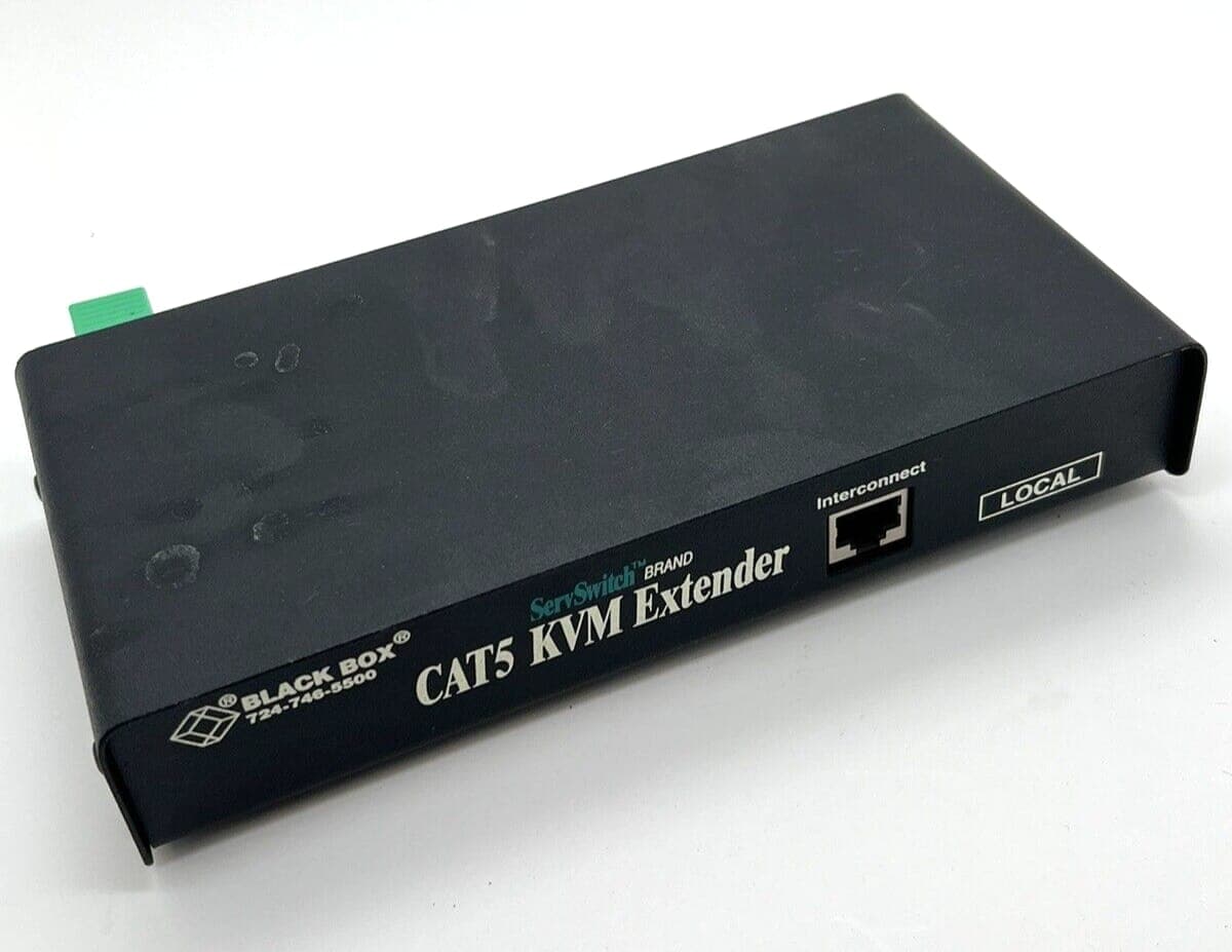Black Box CAT5 KVM Extender 724-746-5500 ServSwitch Brand