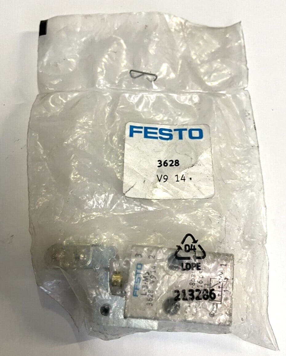 1 Stück für brandneues FESTO Rollenhebelventil L-3-M5 3628