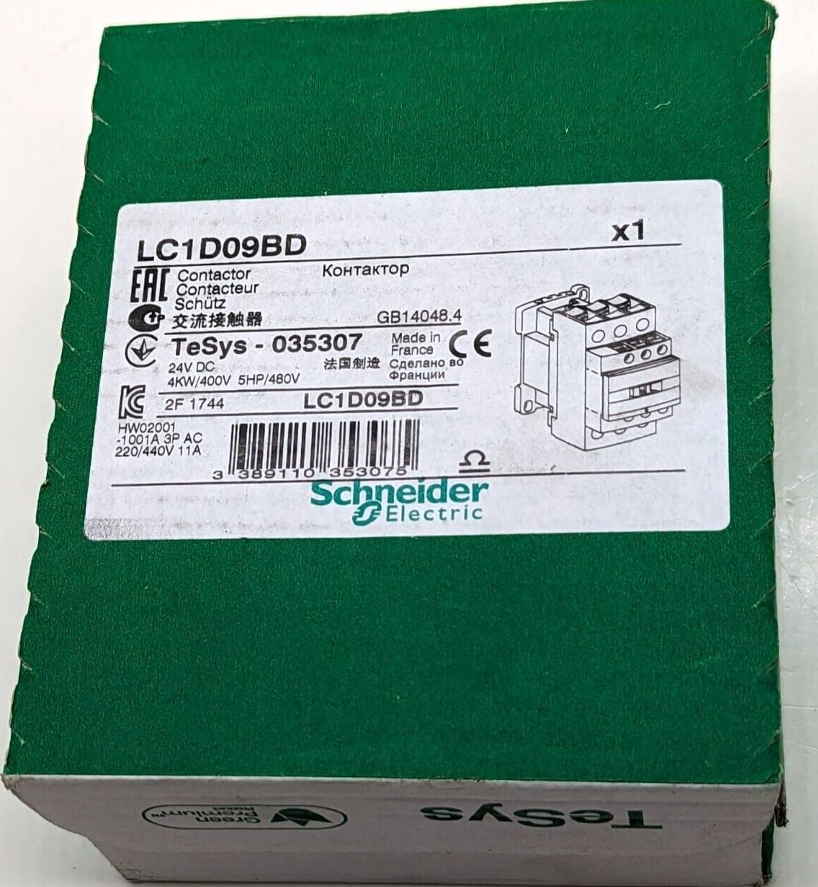 Schneider Electric Schütz LC1D09BD