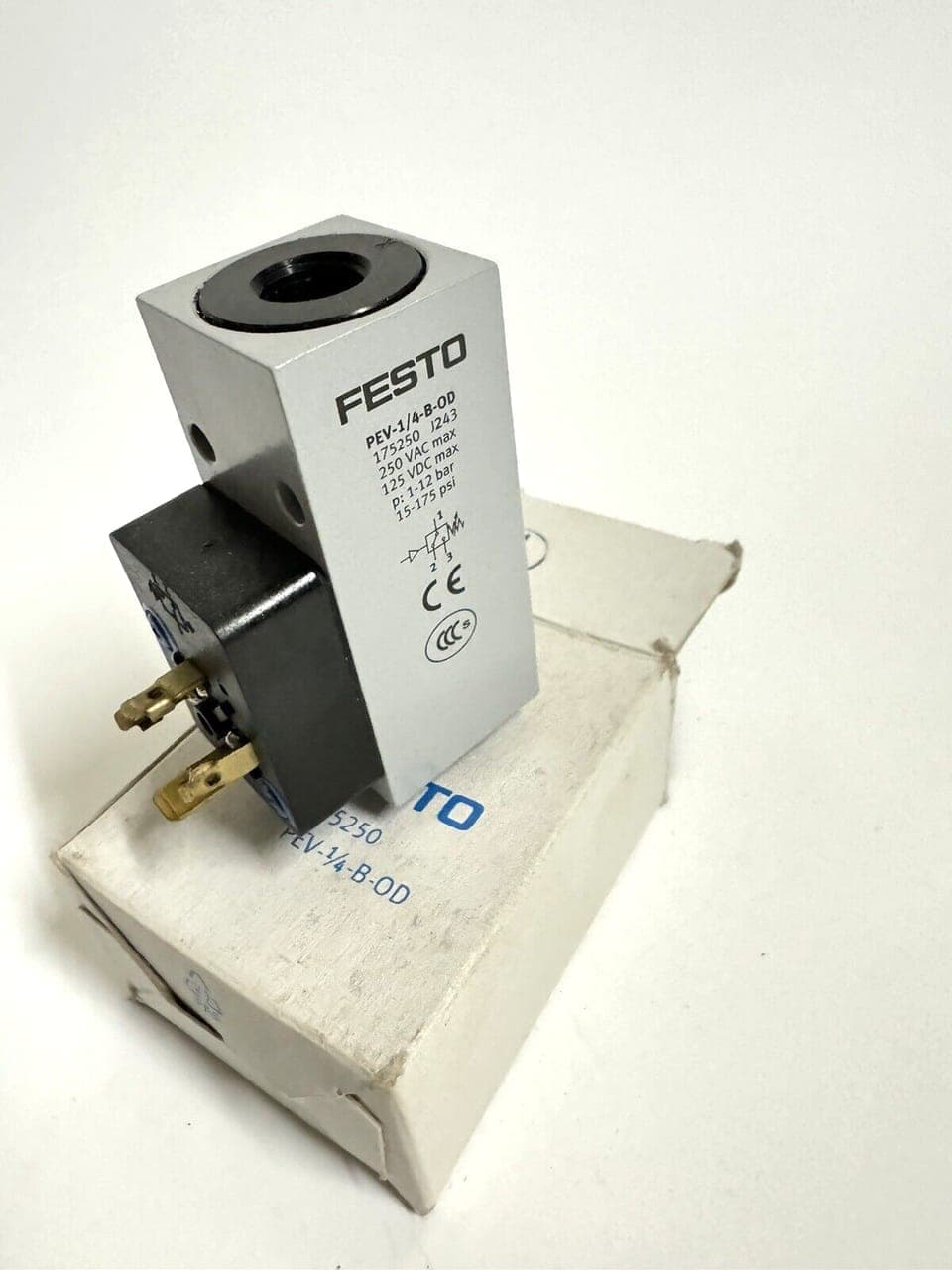 Festo Druckschalter PEV-1/4-B-OD 175250