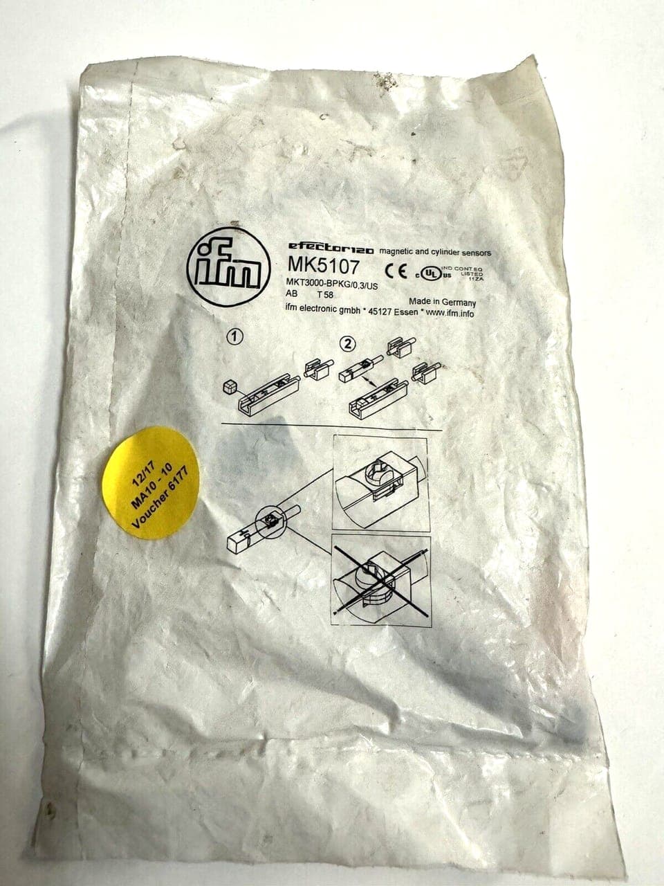 ifm electronic MK5107 T-Nut-Zylindersensor -sealed-