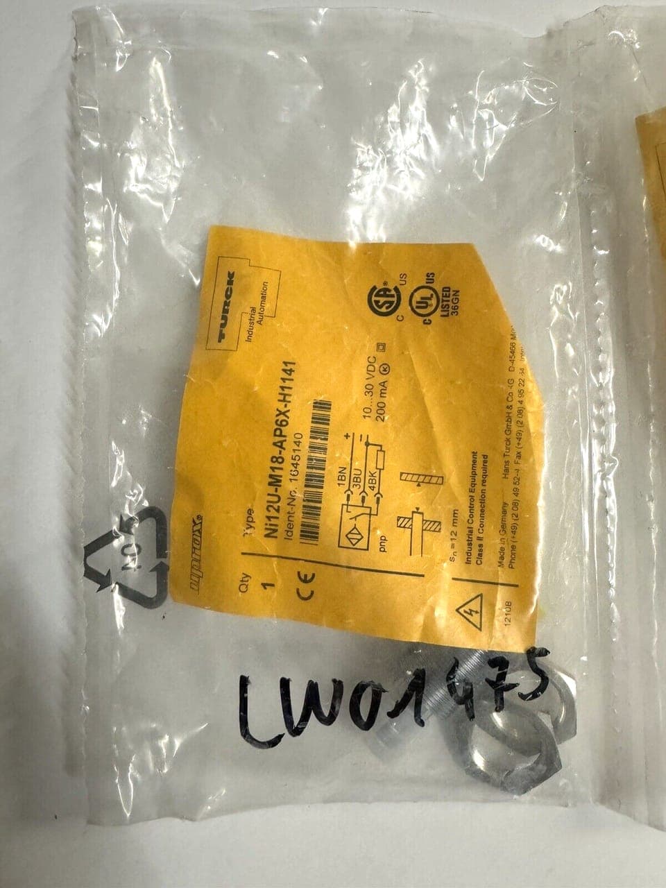 TURCK NI12U-M18-AP6X-H1141 induktiver Sensor