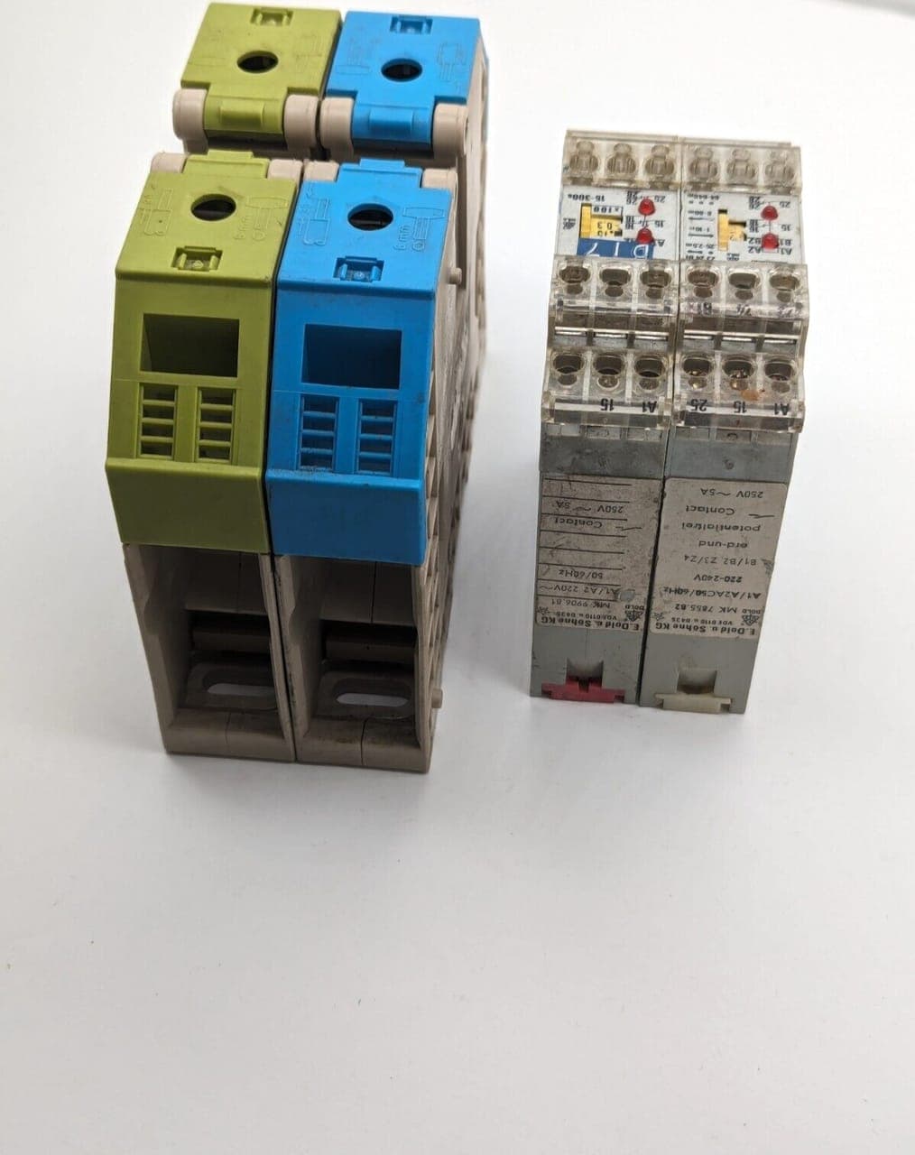 2x Weidmüller WDU 70 + E. Dold u. Söhne MK 9906.81 + MK 7855.82