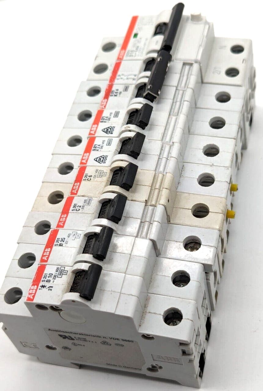 ABB S201 B 10 +B 25 +S261 C 2 +C 6 +S271 K 2A +K 6A +S272 K 6A + DS201 B16