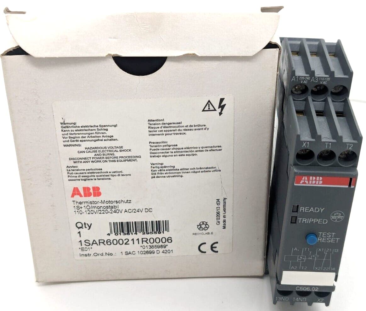 ABB C506.02 Thermistor- Motorschutzrelais 1SAR600211R0006