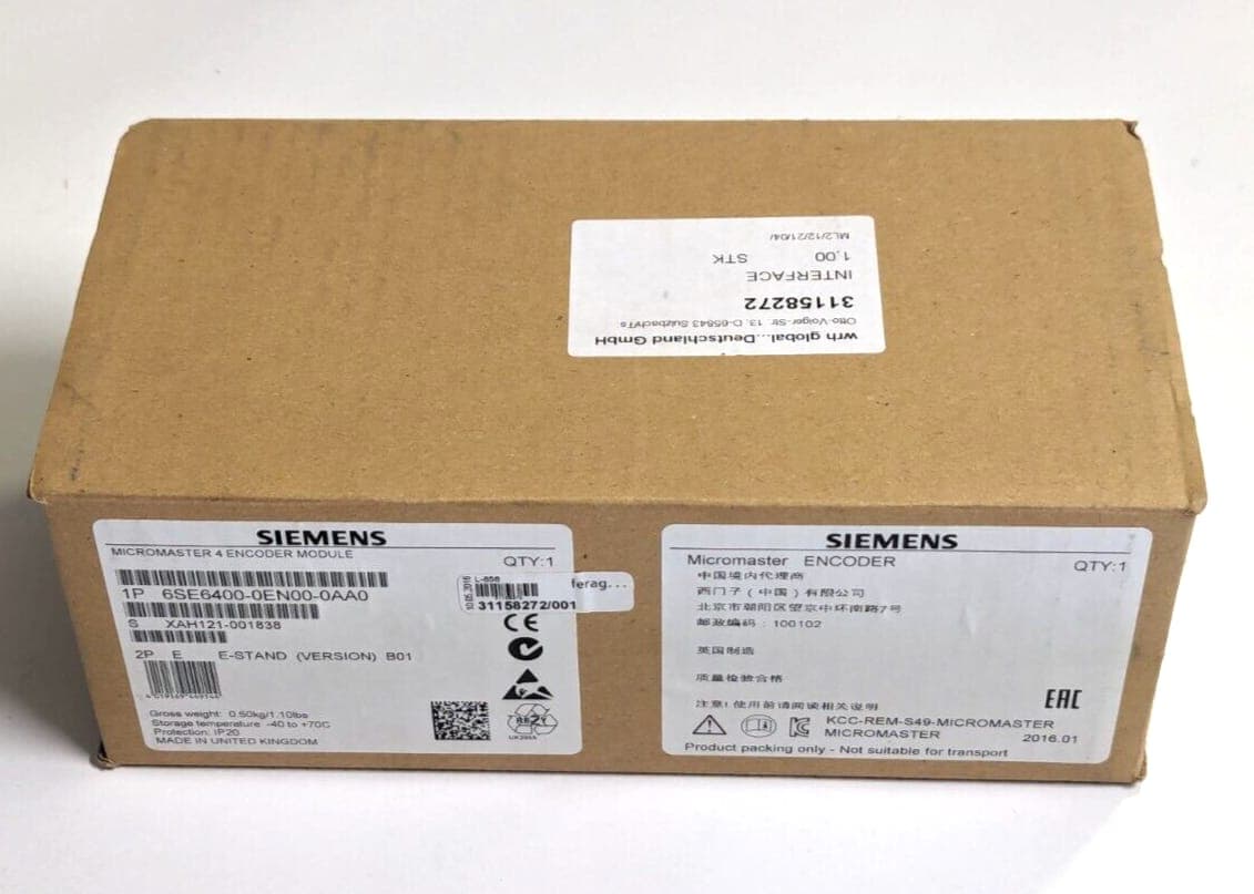 Siemens Micromaster 4 Encoder Module 6SE6400-0EN00-0AA0