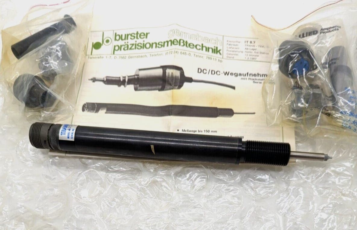 burster präzisionsmeßtechnik DC/DC-Wegaufnehmer mit Rückstellfeder - 87350