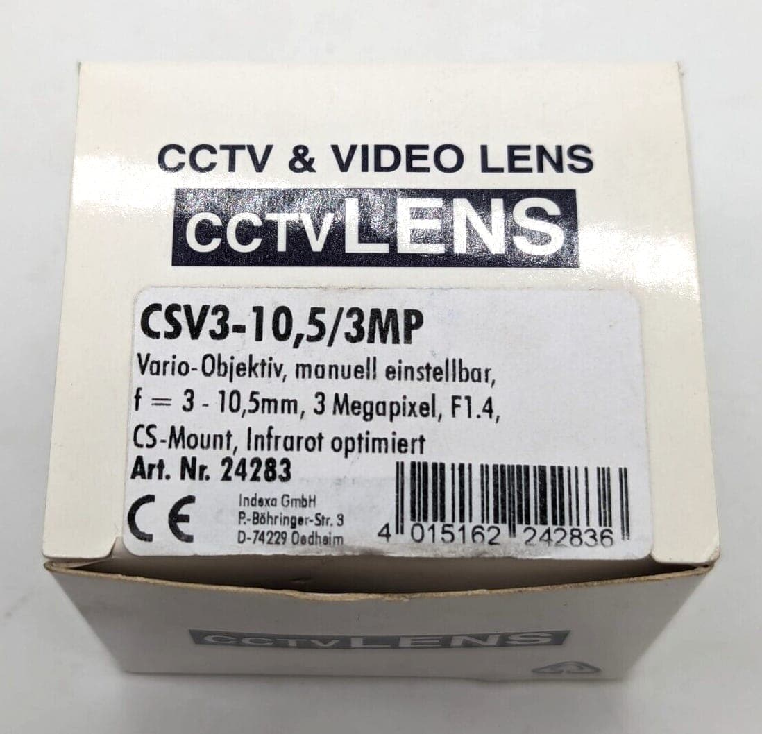 CCTV LENS CSV3-10,5/3MP Vario-Objektiv /CCTV &VIDEO LENS 24283