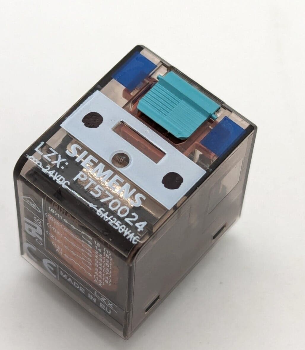 Siemens Steckrelais LZX:PT570024 plug-in relay DC 24 / 250V AC 6 A 10 Stück