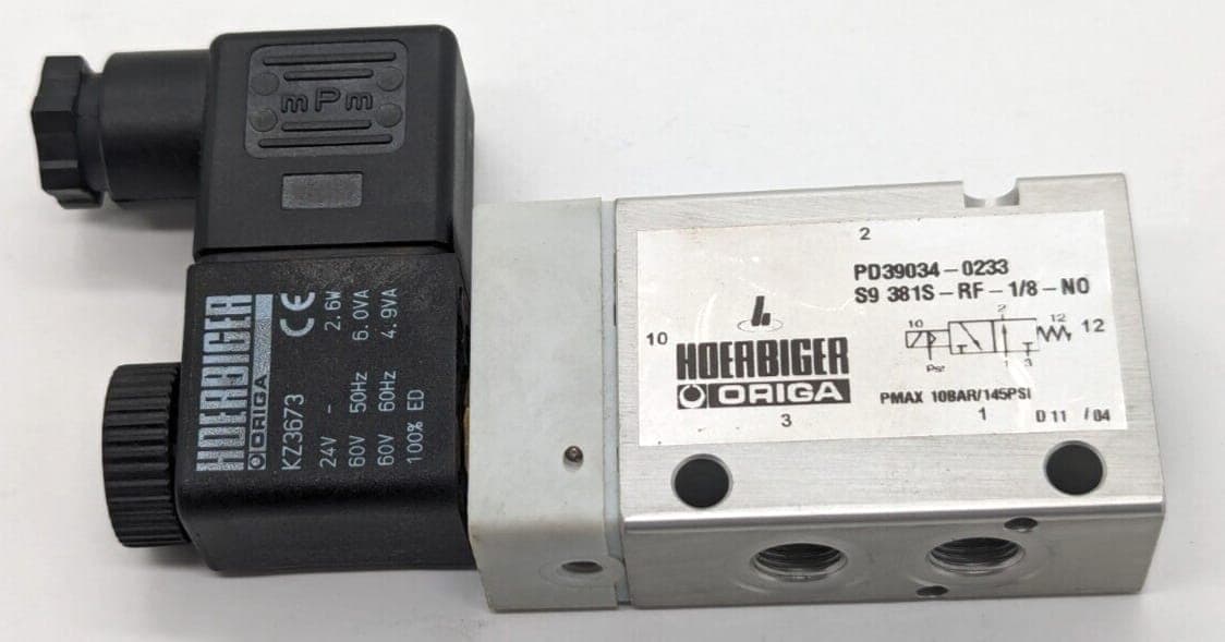 HOEABIGER ORIGA solenoid valve PD39034-0233+ HOEABIGER ORIGA KZ3673
