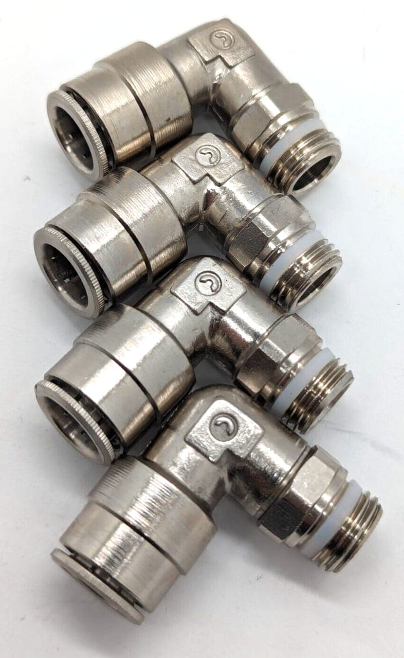 4x Camozzi S6500 pneumatische Druckfitt