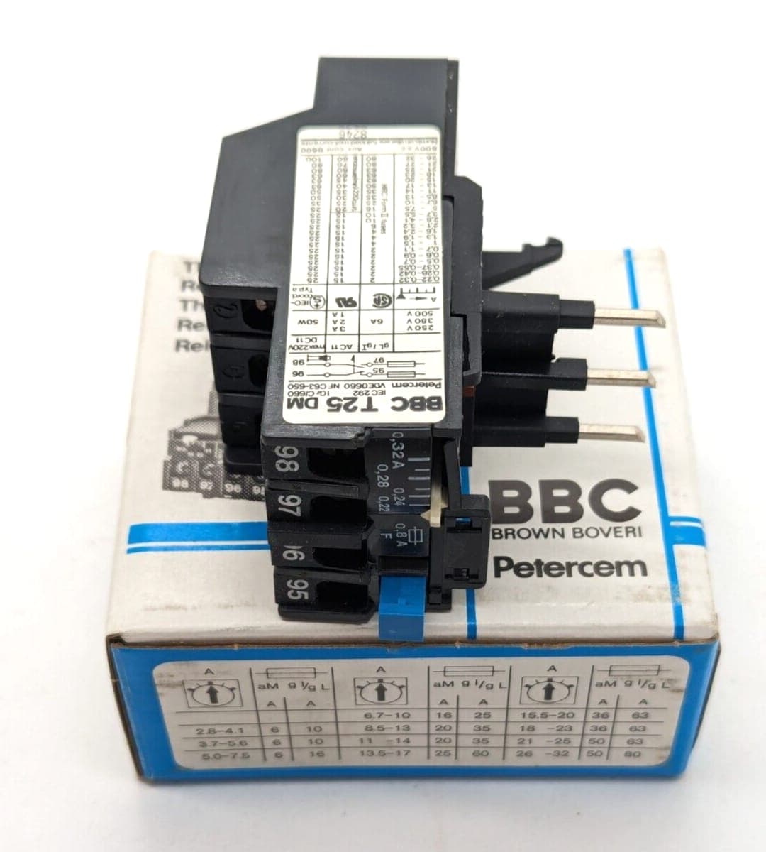 BBC T25 DMR 0,32 Thermisches Relais GJZ2420201R9011 NEW OVP