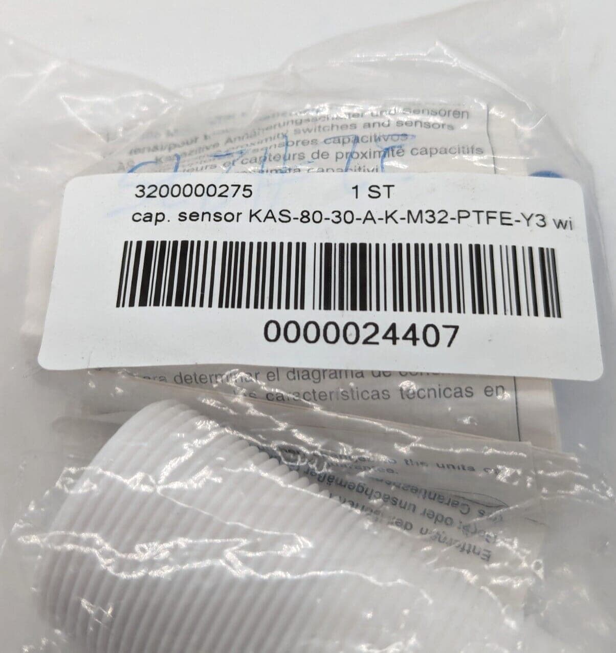 cap. sensor KAS-80-30-A-K-M32-PTFE-Y3 wi Kapazitiver Sensor