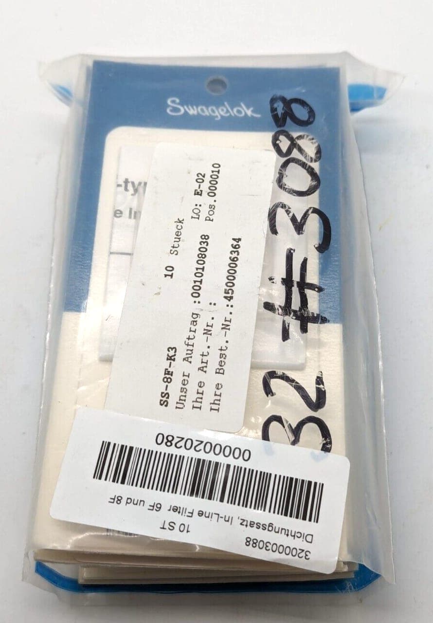 Swagelok dichtungssatz SS-8F-K3 NEW OVP *10 STÜCK*