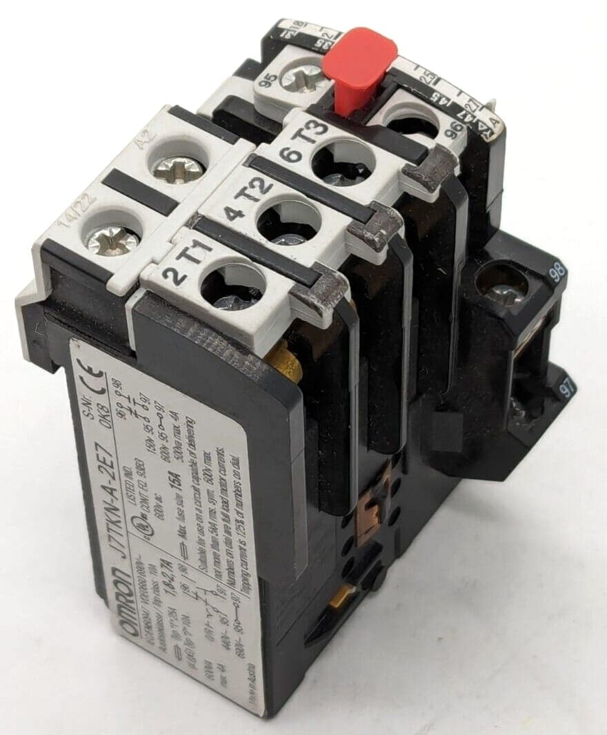 OMRON J7TKN-A-2E7 thermisches Überlastrelais 1,8-2,7 A NEW